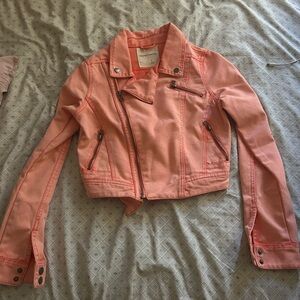 Sound & Matter Pink Moto Jacket